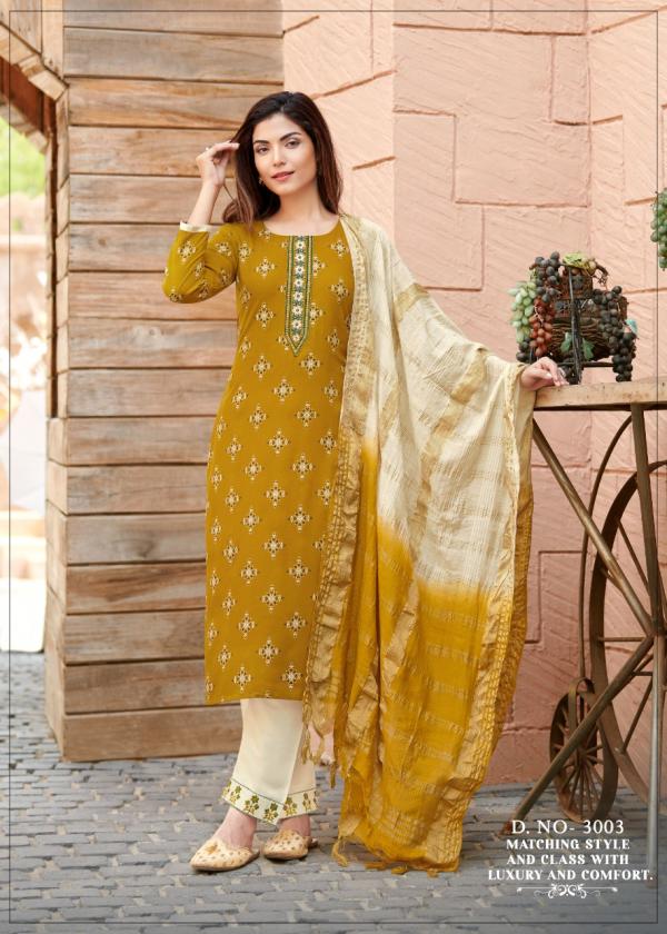 Rangjyot Rangmaya 3 Fancy Designer Top & Bottom And Dupatta 